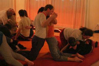 Raufen in romantischer Umgebung